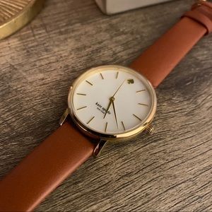 Kate Spade New York Metro Leather Strap Watch 34mm